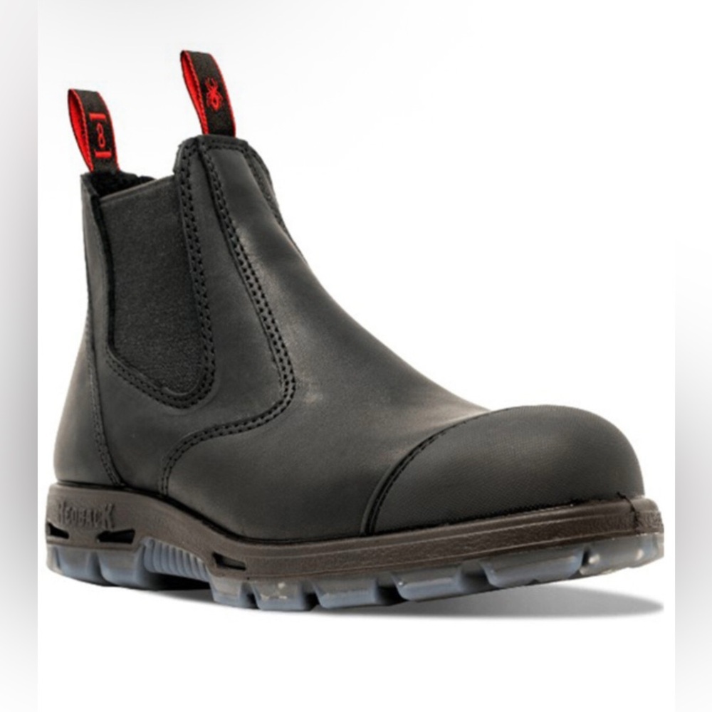 REDBACK BOOTS MEN'S EASY ESCAPE PULL-ON CHELSEA BOOTS - STEEL TOE